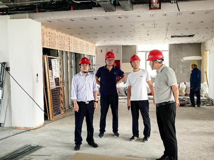 把好“清静关”，，，，力山建设开展国庆节前大检查